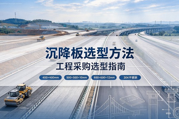 墨玉沉降板选择方法