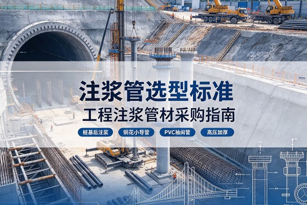 墨玉注浆管选型标准