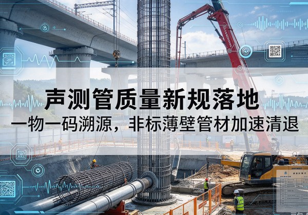 墨玉声测管质量新规落地，一物一码溯源，非标薄壁管材加速清退