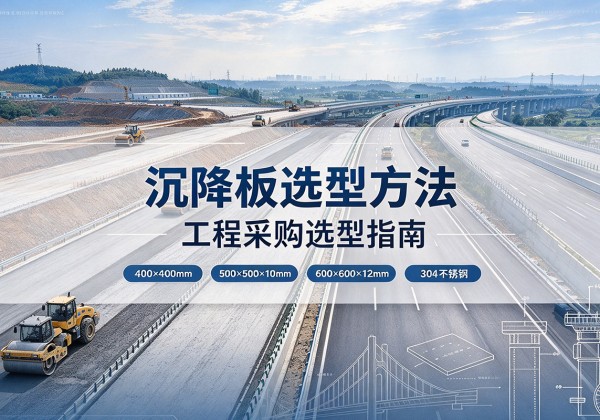 墨玉沉降板选择方法
